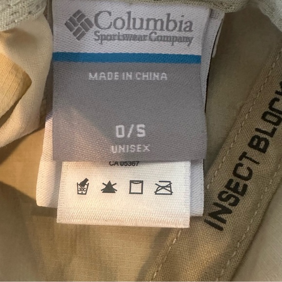 Columbia Lightweight Khaki Unisex Schooner Bank Cachalot Insect Repellent Hat - Picture 9 of 13